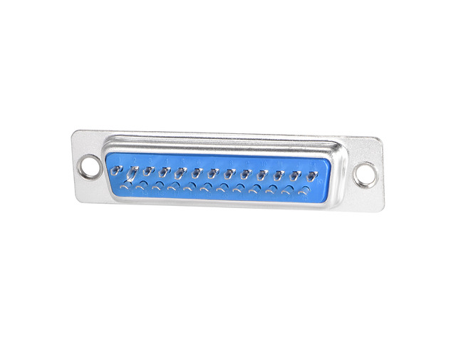 D-sub Connector DB25 Female Socket 25-pin 2-row Port Terminal Breakout for Mechanical Equipment CNC Computers Pack of 5