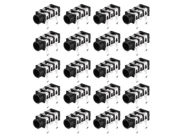 3.5 mm Audio Jack Connector PCB Mount Female Socket 5 Pin PJ-313 20pcs