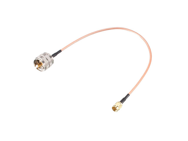 SMA Male to UHF PL-259 Male RG316 RF Coaxial Coax Cable 1 ft