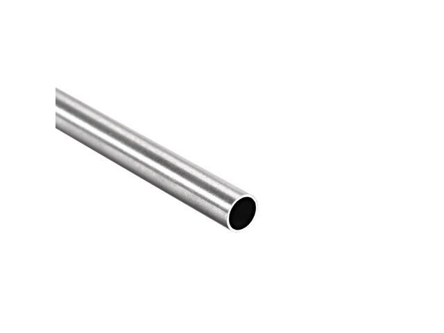 304 Stainless Steel Round Tubing 6mm OD 0.4mm Wall Thickness 250mm Length Seamless Straight Pipe Tube 2 Pcs