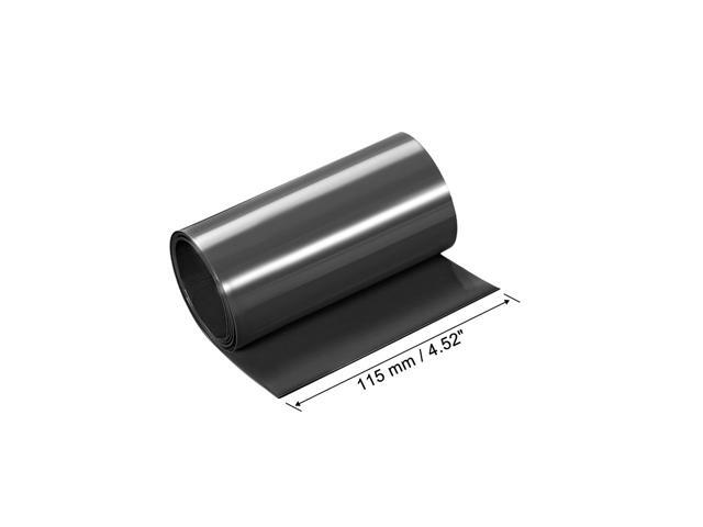 Heat Shrink Tube 115mm Flat Width Wrap for Dual Layer 18650 1 Meter Black
