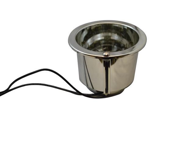 Cup Holder For Sofas Recliners Touch Sensor Blue LED Chrome Cup Master Cup
