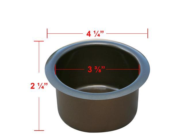 Universal Replacement Metal Cup Holder, Copper, 3 3/8' Diameter