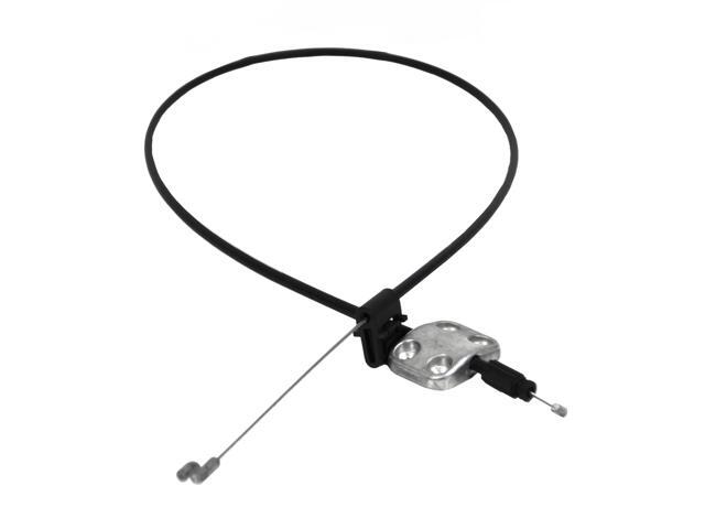 Replacement Recliner Handle Cable 5.25' Exposed Wire, Metal Bracket, 3mm Barrel, 37.25 Total Length with S-Tip