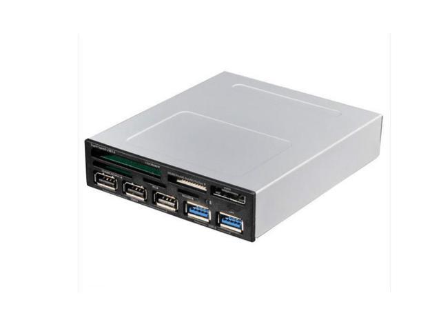 3.5' all in one SuperSpeed USB 3.0 Memory Card Reader with eSATA Internal header AK-ICR-17 power by USB and 4-Pin PSU molex