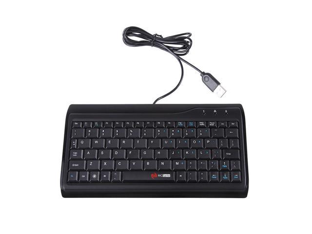 Ultra Slim 78 Key Wired USB Mini PC Keyboard for PC Apple Mac Laptop