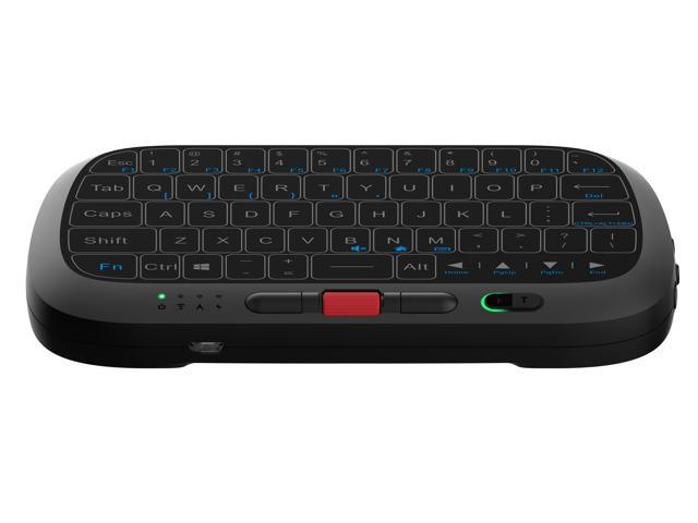 I5 Portable size 2.4G Mini Wireless QWERTY Full-Touchpad Mouse & Keyboard Combo with scroll wheel design for IOS Windows Android TV Box only.