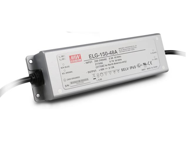 MEAN WELL ELG-150-48A 48V 3.13A waterproof Single Output AC/DC LED Driver Power Supply A type PFC Constant Voltage Current LED Driver Power Supply