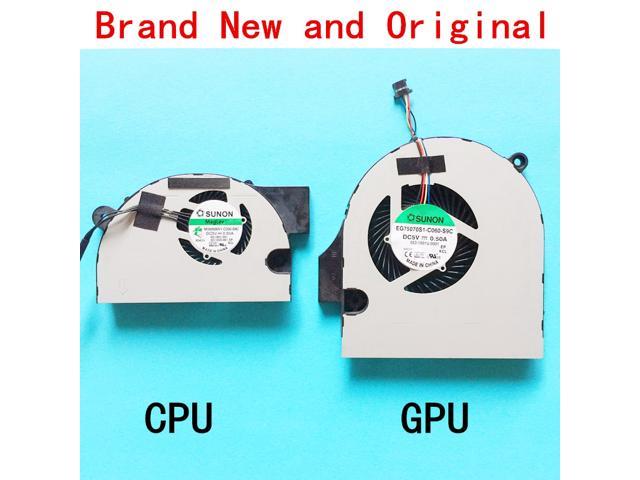 4 pin CPU+GPU Cooling Fan left+right For Acer Aspire VN7-791 VN7-791G Laptop EG75070S1-C060-S9C 023.1001U.0001 MG60090V1-C250-S9C.