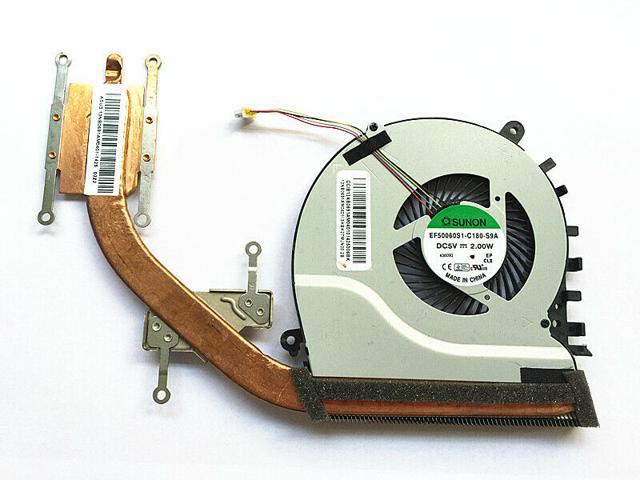 New 4 pin Laptop CPU Cooling with Heatsink Fan for Asus Vivobook S551 S551LB V551 V551LB V551L A551C A551CA K551L Cooler EF50060S1-C180-S9A.