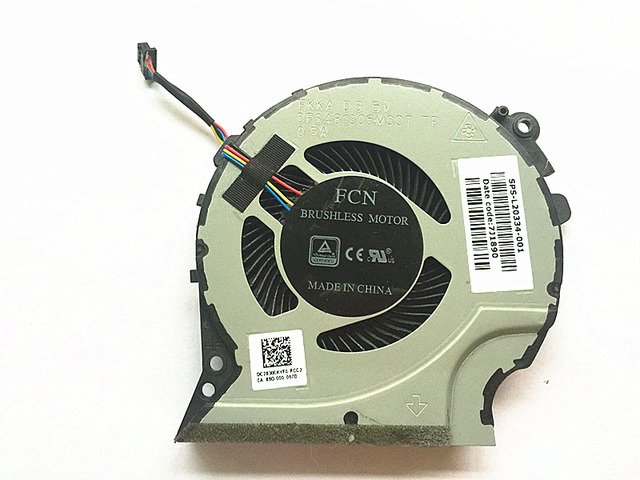 New 4 pin GPU COOLING FAN COOLER FOR HP PAVILION 15-CX0068TX 15-CX0058WM 15-CX 15-CX0160TX 5-CX0060TX TPN-C133 DDFS481305MC0T FKKA L20334-001