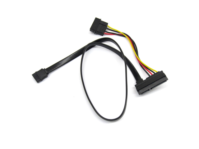 22 Pin SATA with 4 Pin Power and Data Cable Assembly for SATA Devices