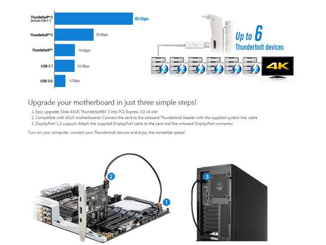 Asus Thunderboltex 3 Thunderbolt/Usb Adapter
