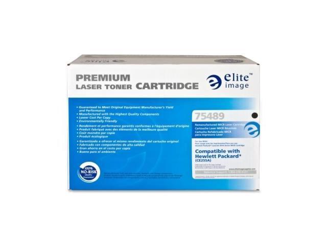 Elite Image 75489 MICR Toner Cartridge 6000 Page Yield Black