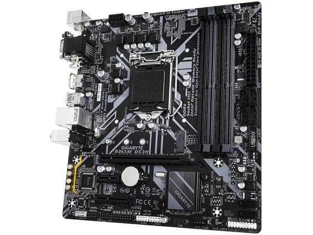 GIGABYTE B365M DS3H LGA 1151 (300 Series) Micro ATX Intel Motherboard