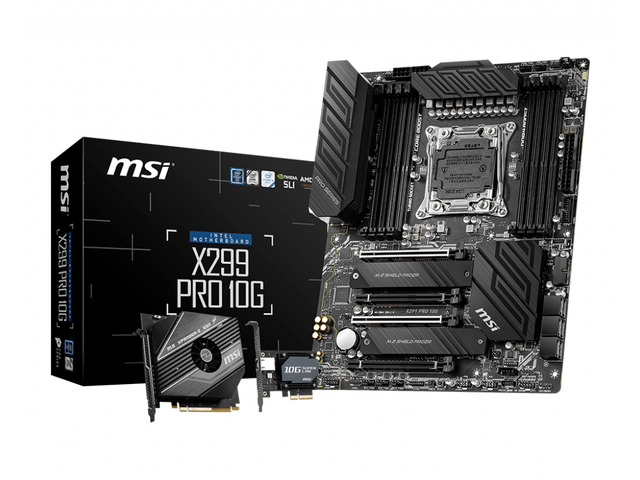 MSI X299 PRO 10G LGA 2066 ATX Intel Motherboard