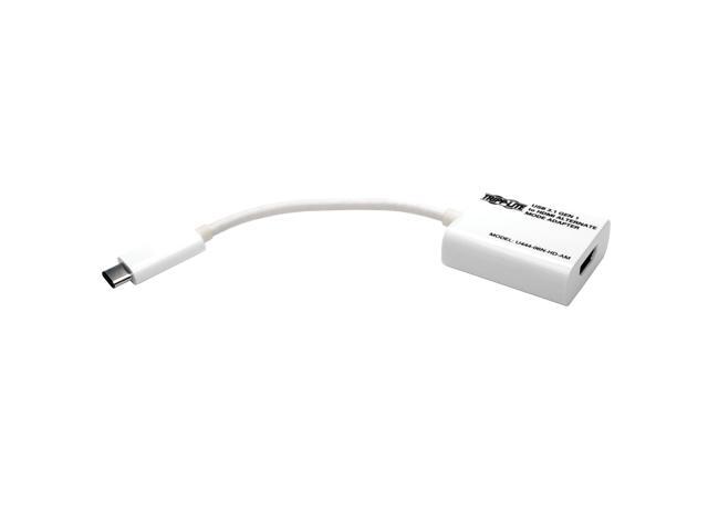 Tripp Lite USB C to HDMI Video Adapter Converter 4K M/F USB Type C to HDMI (U444-06N-HD-AM)