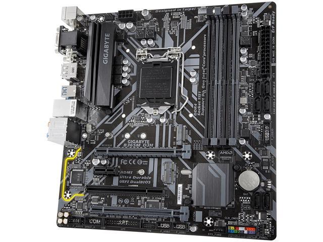 Gigabyte B365M D3H Intel B365 LGA 1151 Micro ATX Motherboard