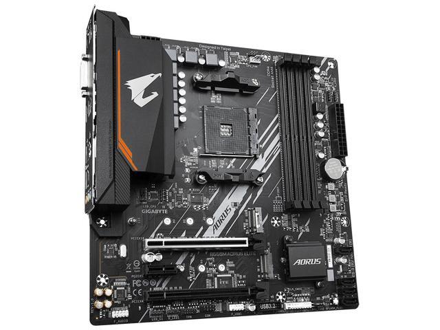 Gigabyte AMD B550 AORUS ELITE Socket AM4 Micro ATX DDR4-SDRAM Motherboard