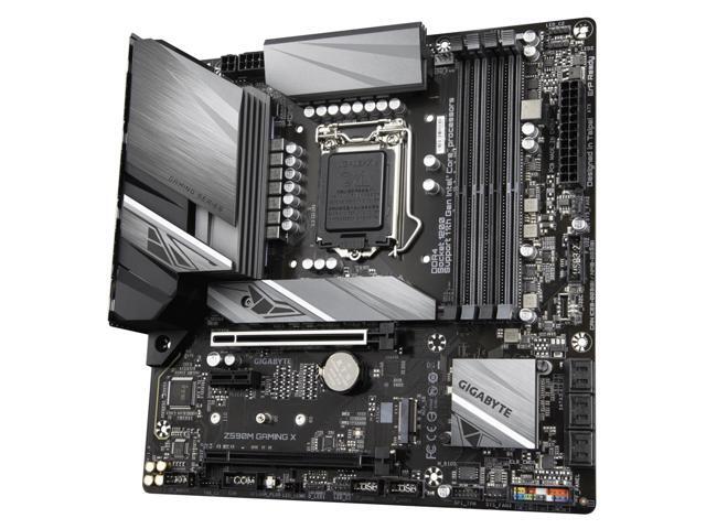Gigabyte Z590M GAMING X Intel Z590 Express LGA 1200 Micro ATX DDR4-SDRAM Motherboard