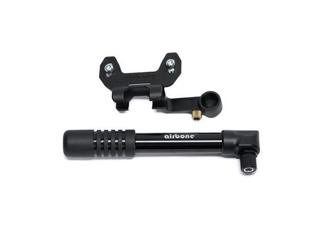EyezOff Airbone ZT-514 Mini Bicycle Pump 160PSI with Valve Adapters and Mounting Bracket