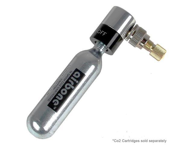 EyezOff Airbone ZT-726 Mini Dual Function Bicycle Pump - Compact Manual Pump + CO2 Inflator (100PSI)