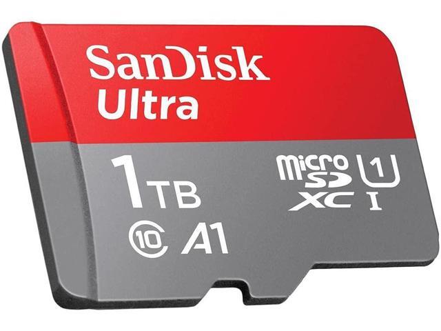 SanDisk 1TB Ultra microSDXC A1 UHS-I/U1 Class 10 Memory Card without Adapter, Speed Up to 120MB/s (SDSQUA4-1T00-GN6MN)