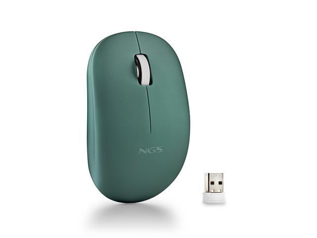 NGS Fog Pro, Wireless Ambidextrous Silent Optical Mouse, Green