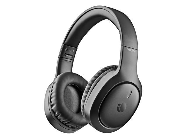 NGS Artica Tempest Wireless Over-Ear BT Headphones, Black