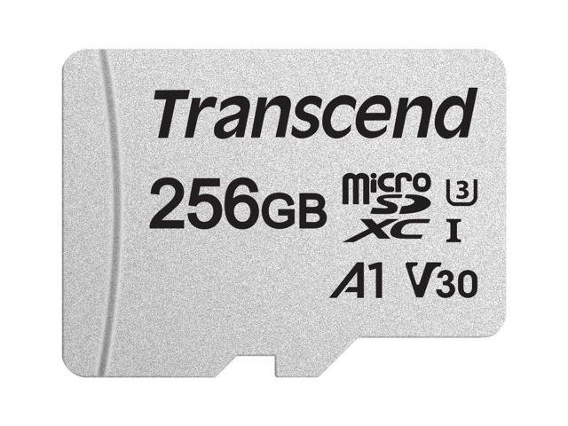 UPC 760557843047 product image for Transcend 256GB 300S microSDXC CL10 V30 A1 Memory Card with SD Adapter | upcitemdb.com