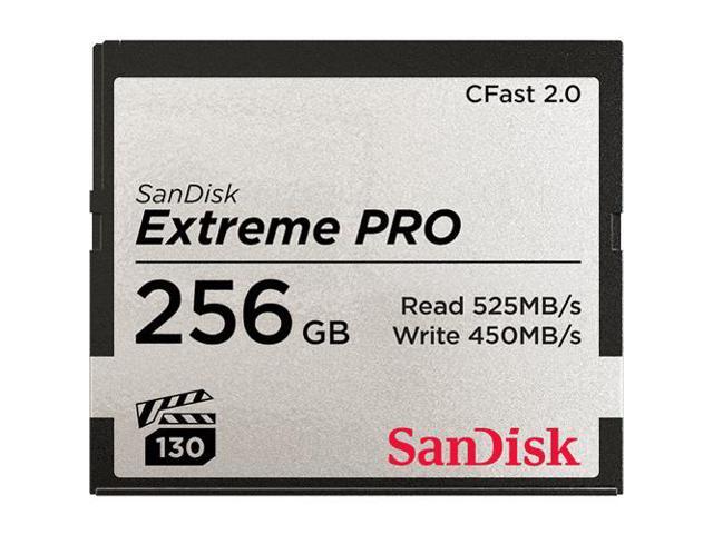 SanDisk Extreme Pro 256GB CFast 2.0 Memory Card SDCFSP-256G-G46D