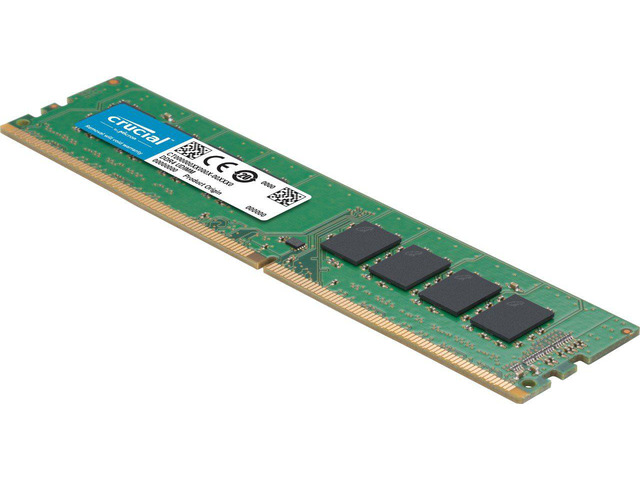 Crucial 8GB Single DDR4 2666 MT/s (PC4-21300) SR x8 DIMM 288-Pin Memory - CT8G4DFS8266