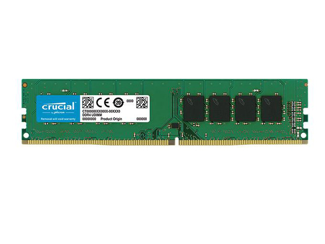 Crucial 8GB Single DDR4 2666 MT/s (PC4-21300) SR x8 DIMM 288-Pin Memory - CT8G4DFS8266