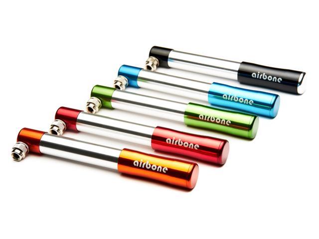 EyezOff Airbone EZ505 Black Aluminum Bicycle Pump 130PSI, Schrader/Presta Hand Pump