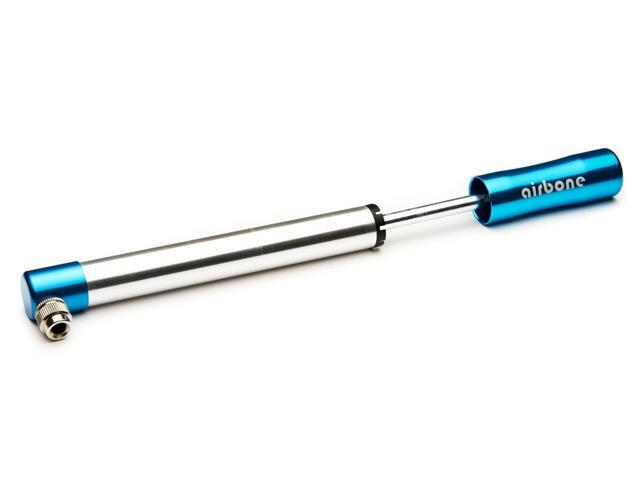 EyezOff Airbone EZ505 Blue Aluminum Bicycle Pump 130PSI, Schrader/Presta Hand Pump