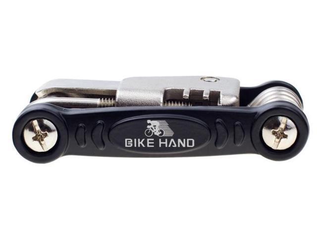 EyezOff 18-Function Folding Bicycle Multi Tool (Black/Silver)