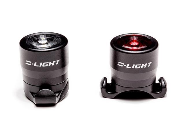 EyezOff LED Bicycle Safety Light Front and Rear Set - Black With Mounting Kit