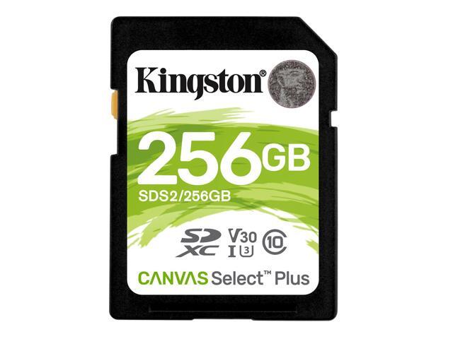 Kingston Canvas Select Plus 256 GB Class 10/UHS-I U3 SDXC 1 Pack SDS2256GB