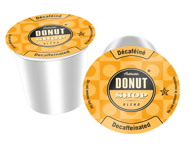 AUTHENTIC DONUT SHOP Decaffeinated Single Serve Cups (24 Cups)