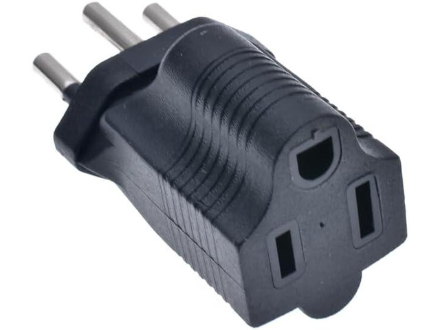 Swiss US Plug Adapter Electrical Adapter,USA NEMA 5-15R Receptacle to Switzerland Swiss SEV 1011 Plug,Swiss to US 3 Prong 5-15R Power Converters....