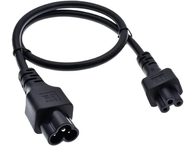 IEC C5 to C6 Short Power Cord, IEC320 C6 Male to C5 Female Power Extension Cord for PDU...