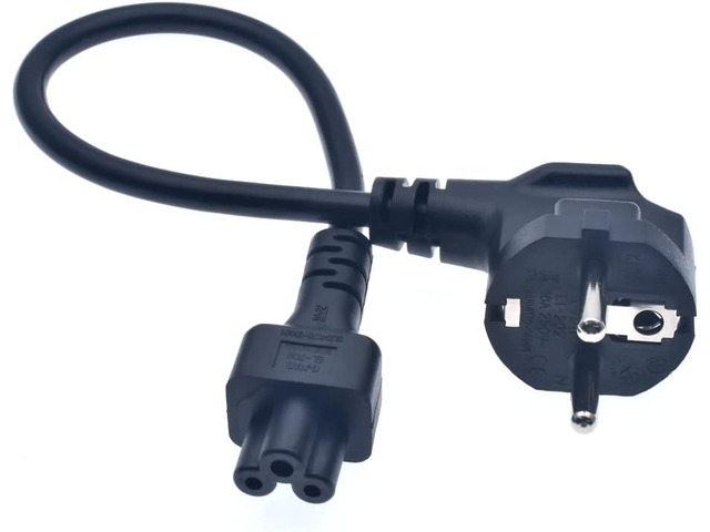 EU Europe Schuko to C5 Short Power Cord 1ft, 2-Prong European Power Cord Plug, Standard...