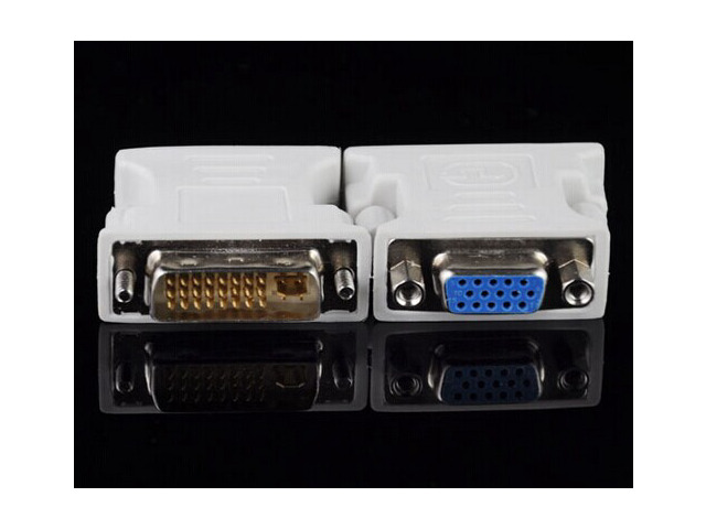 DVI to VGA Converter adapter Connecter, DVI-I 24+5 male to VGA female Converter connecter adapter for PC laptop