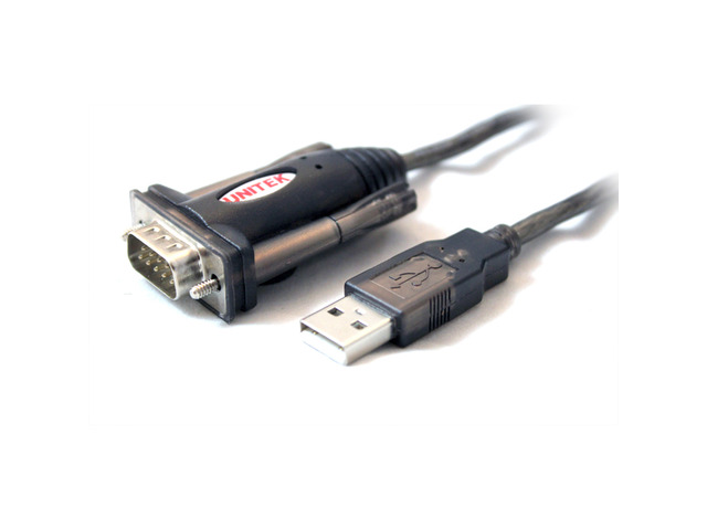 Tekit USB 2.0 male to Serial (9-Pin) DB9 RS-232 male converter Adapter Cable 5ft/1.5m