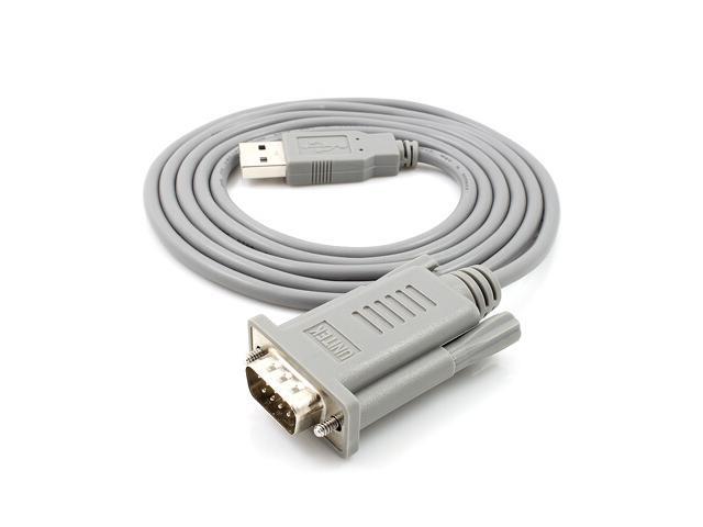 USB to DB9 RS232,USB2.0 Male to Serial (9-Pin) DB9 RS232 Male converter Adapter Cable, DB9/RS232 serial Male to USB Male converter cable...
