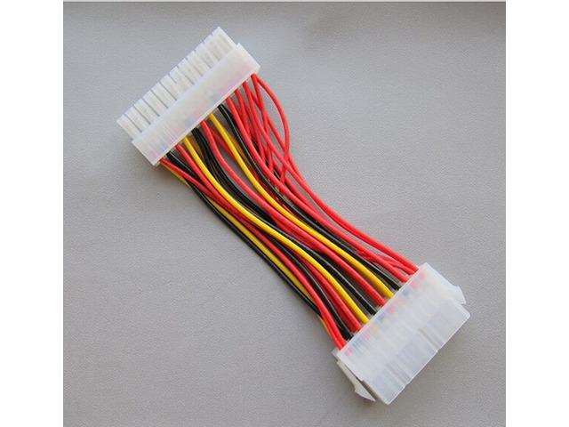 Tekit EATX power supply 0.8ft 24P Male to ATX 20P Female motherboard Cable 25CM