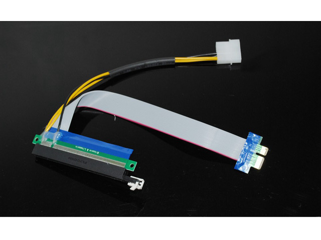 Tekit PCI-E Extension Cable 1X To 16X Riser Extender Card Adapter Cable For Bitcoin Min...