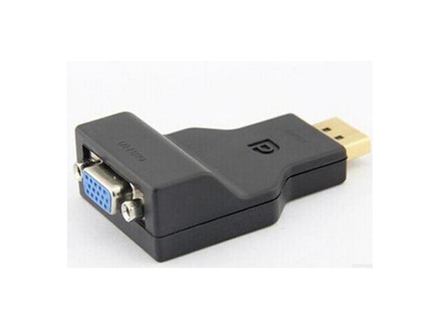 DP Displayport To VGA Converter Adapter,DP DisplayPort Male To VGA Female Converter con...