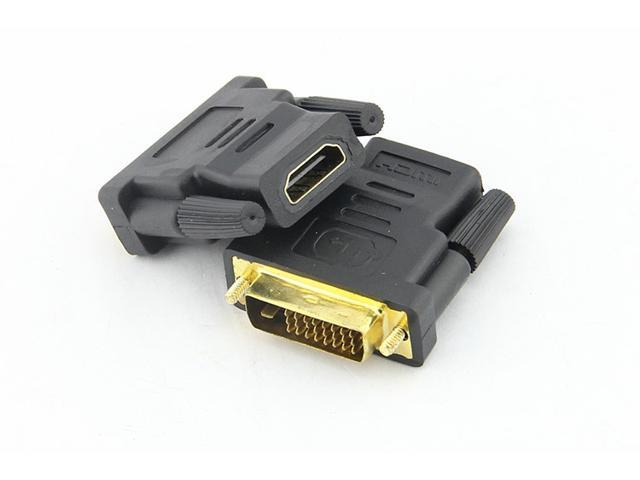 HDMI Female to DVI Male converter adapter Connecter, DVI 24+1 male to HDMI female converter adapter,1-Pack