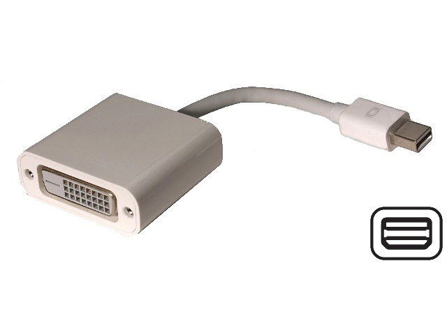 High quality Mini DisplayPort to DVI Converter Connecter adapter,Mini DP Male to DVI 24...